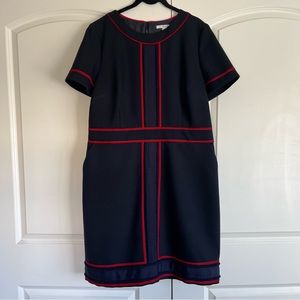 Boden Navy Wool Blend Dress